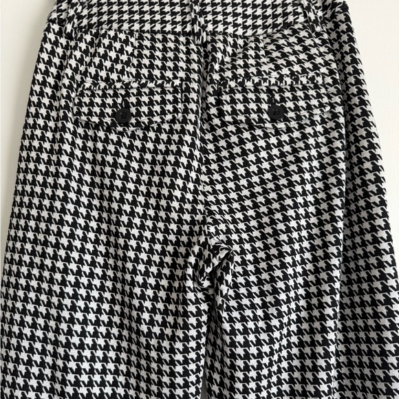 Cabi Houndstooth Wide Leg Pants Size 0 NWOT Chic High Rise Trouser - Picture 11 of 15